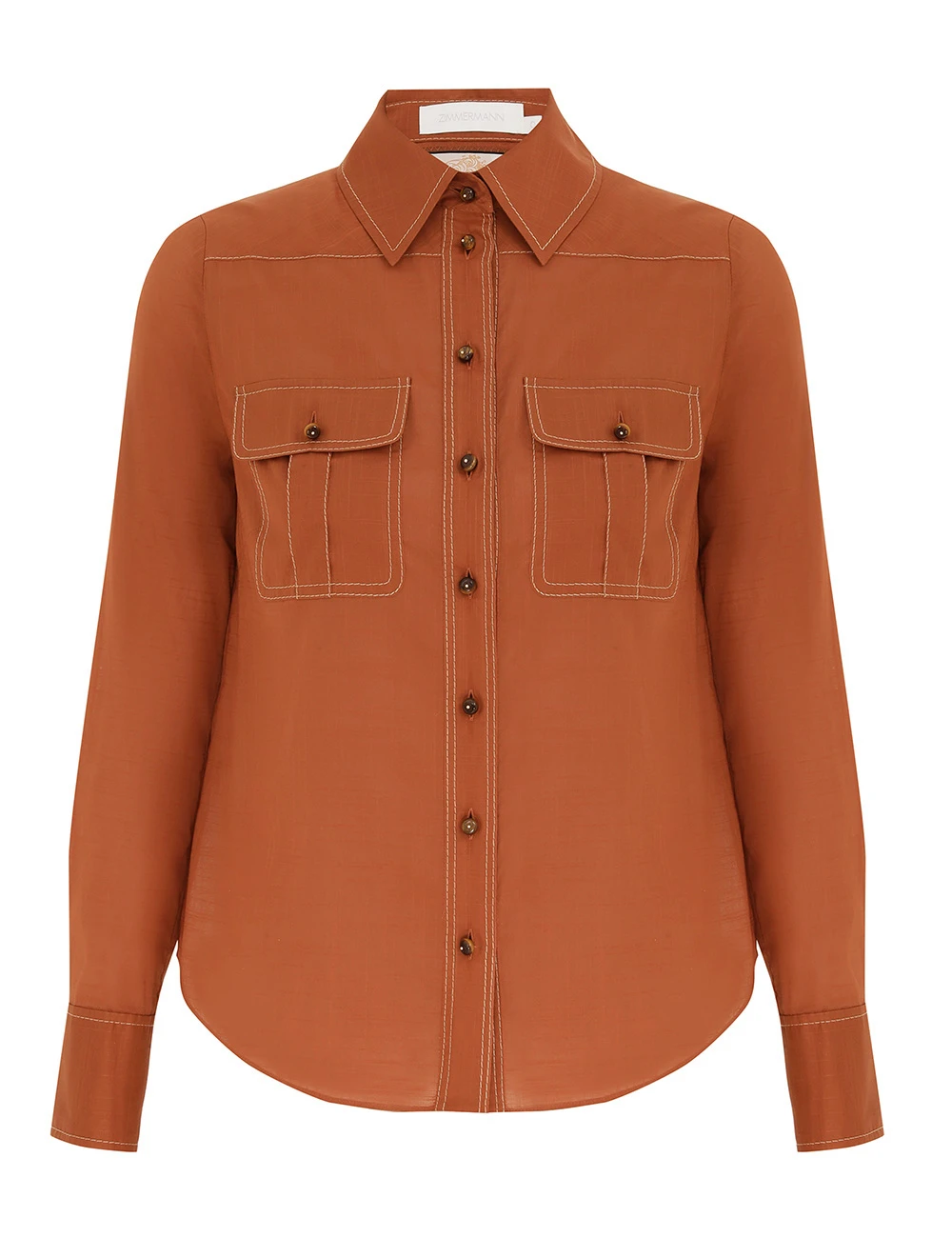 Zimmermann Awaken Utility Shirt | Ready to Wear Collection Coveti Elevate your elegance in this Zimmermann Tops available now at Coveti