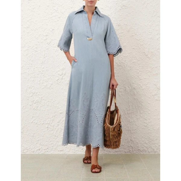 Elevate your elegance in this Zimmermann Dresses available now at Coveti