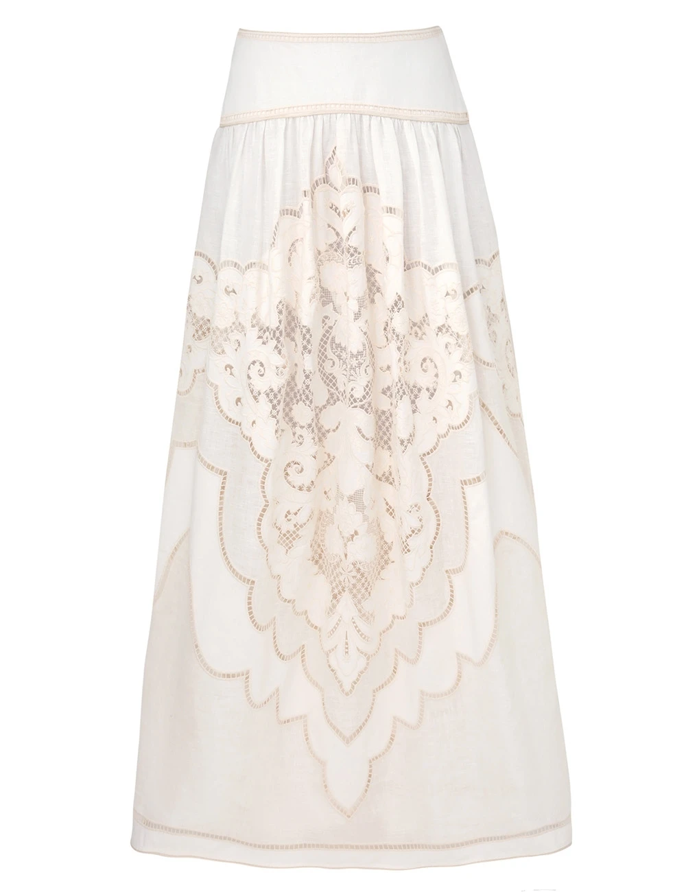 Zimmermann Daylight Maxi Skirt | Ready to Wear Collection Coveti Elevate your elegance in this Zimmermann Skirts available now at Coveti