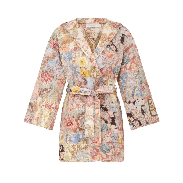 Elevate your elegance in this Zimmermann Robes available now at Coveti