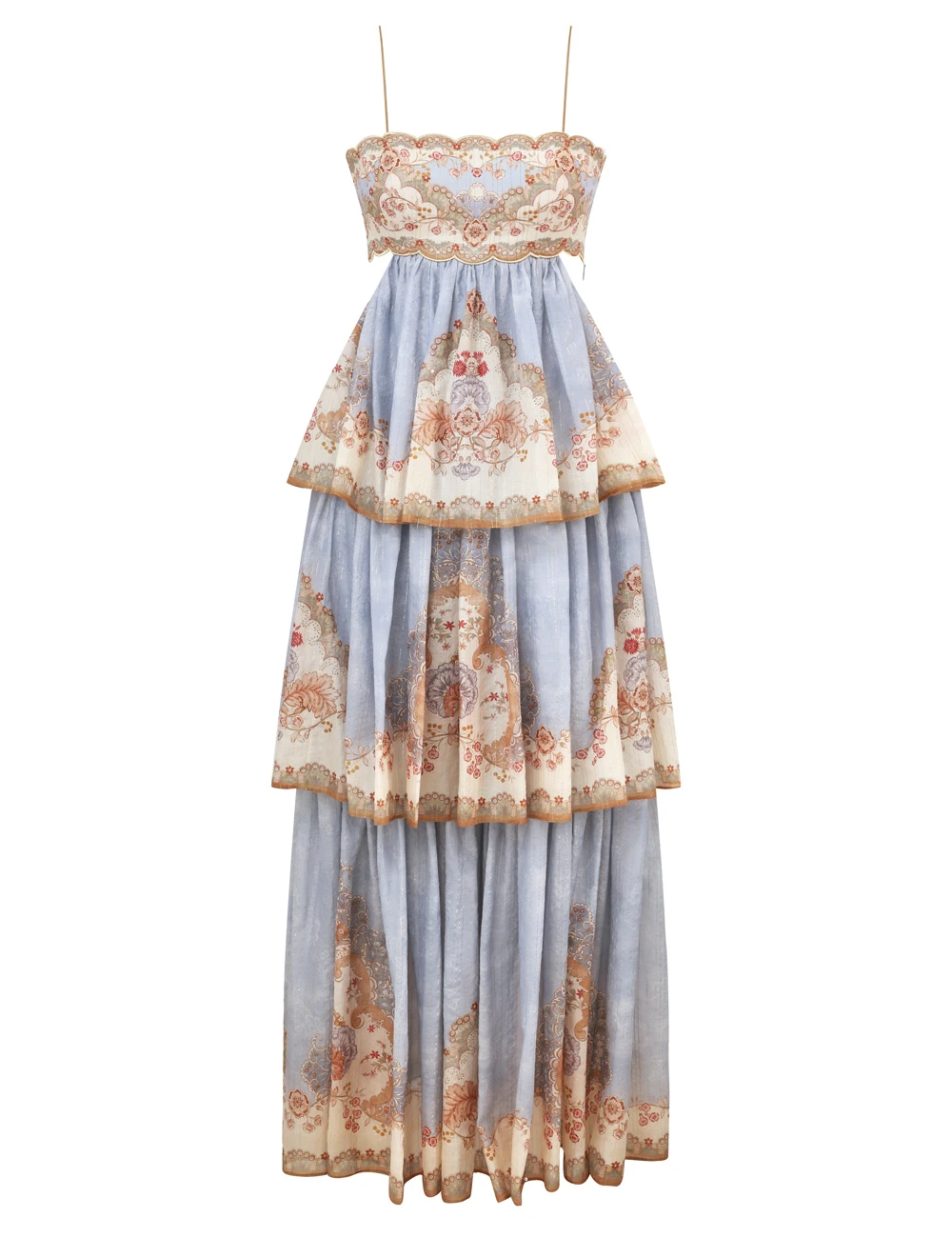 Zimmermann Daylight Tiered Maxi Dress | Ready to Wear Collection Coveti Elevate your elegance in this Zimmermann Dresses available now at Coveti