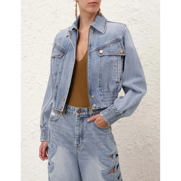 Elevate your elegance in this Zimmermann Jackets available now at Coveti