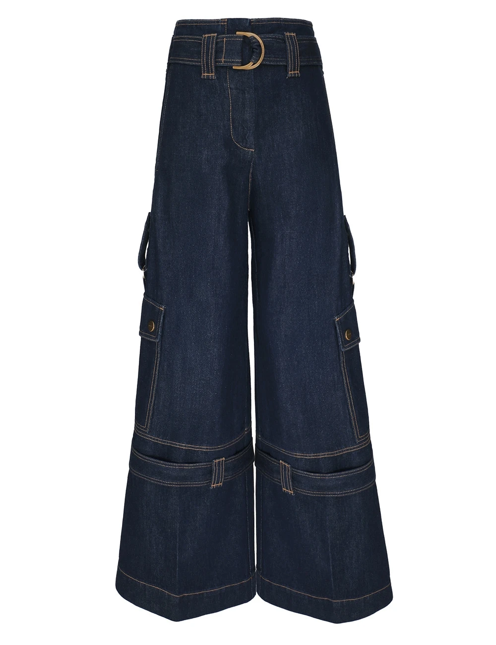 Zimmermann Denim Cargo Jean | Ready to Wear Collection Coveti Elevate your elegance in this Zimmermann Pants available now at Coveti