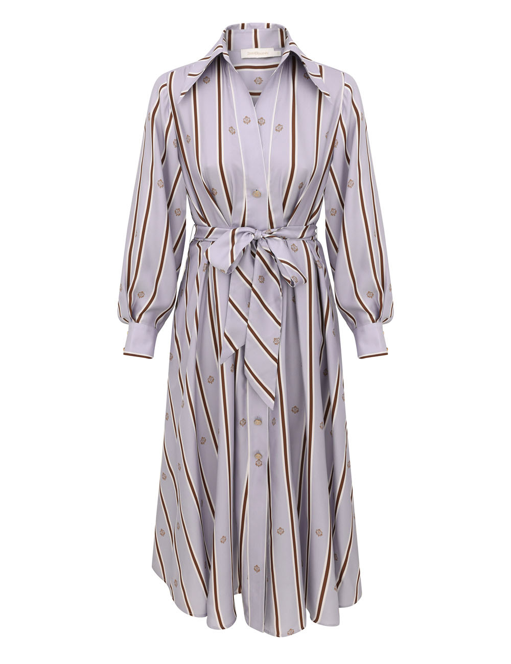Zimmermann Emblem Tuck Midi Dress