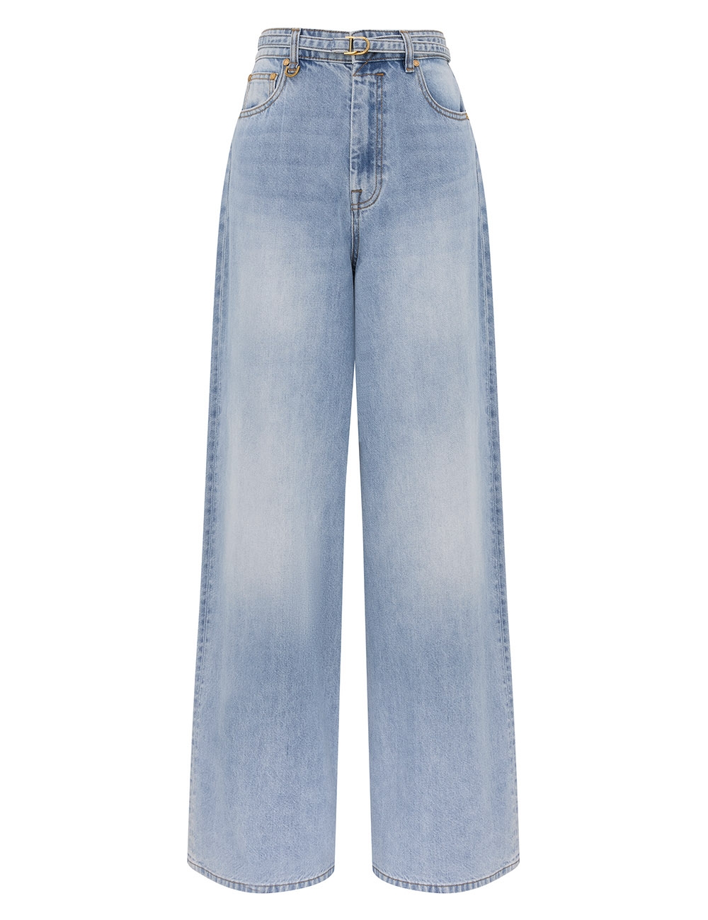 Zimmermann Indra Denim Relaxed Flare Jean