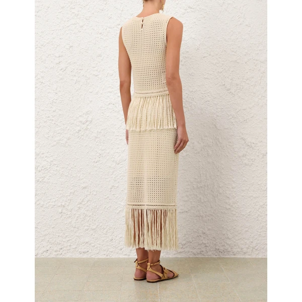 Elevate your elegance in this Zimmermann Skirts available now at Coveti