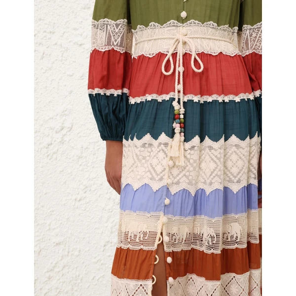 Elevate your elegance in this Zimmermann Dresses available now at Coveti