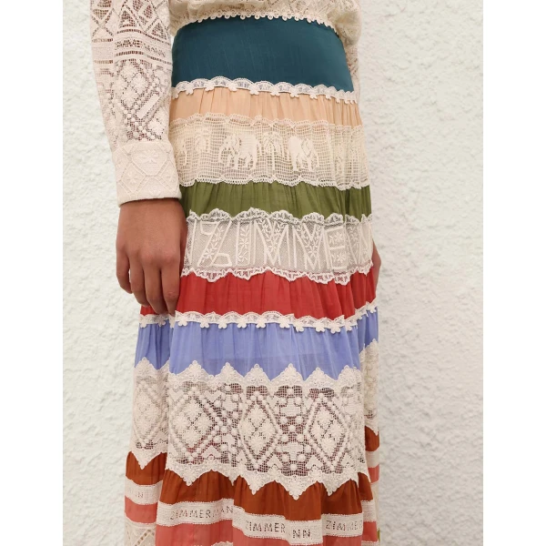 Elevate your elegance in this Zimmermann Skirts available now at Coveti