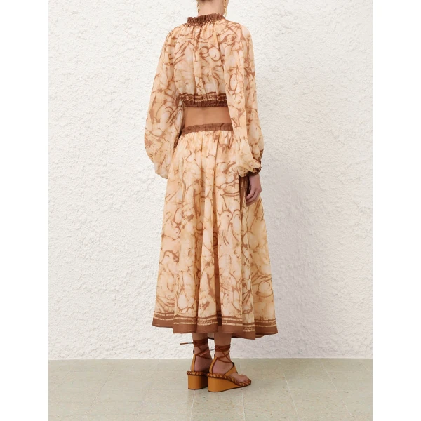 Elevate your elegance in this Zimmermann Skirts available now at Coveti