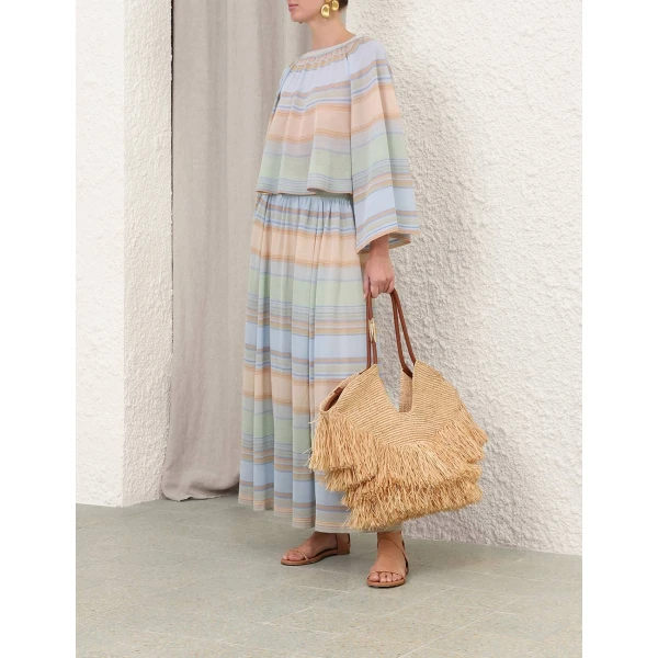 Elevate your elegance in this Zimmermann Skirts available now at Coveti