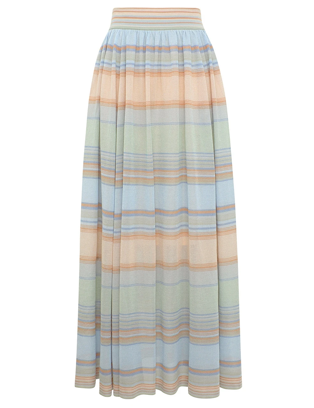 Zimmermann Indra Stripe Circle Skirt | Ready to Wear Collection Coveti Elevate your elegance in this Zimmermann Skirts available now at Coveti