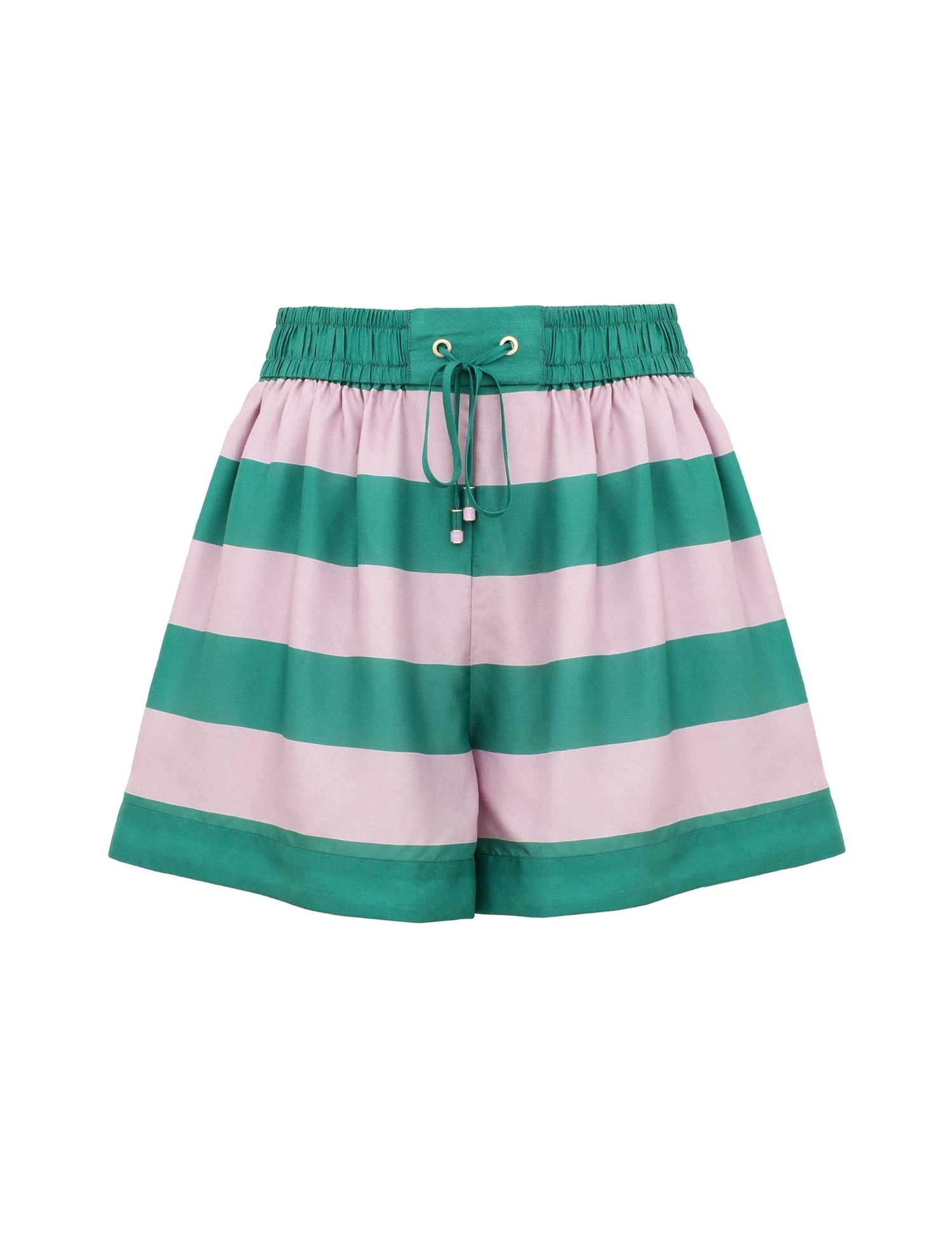 Zimmermann Indra Stripe Relaxed Short | Ready to Wear Collection Coveti Elevate your elegance in this Zimmermann Shorts available now at Coveti