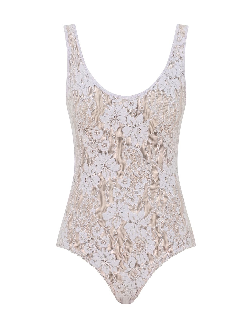 Zimmermann Lace Scoop Bodysuit