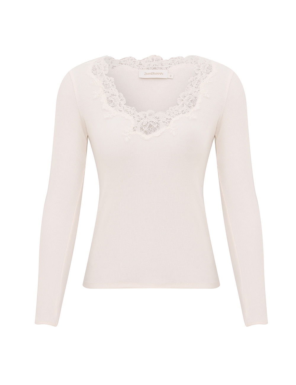 Zimmermann Lace Trim Tee Top