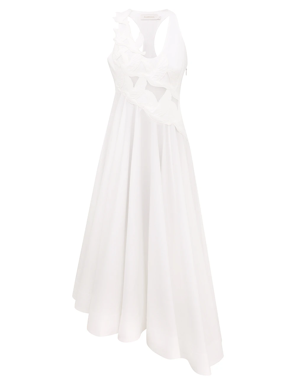 Zimmermann Luna Applique Midi Dress | Ready to Wear Collection Coveti Elevate your elegance in this Zimmermann Dresses available now at Coveti