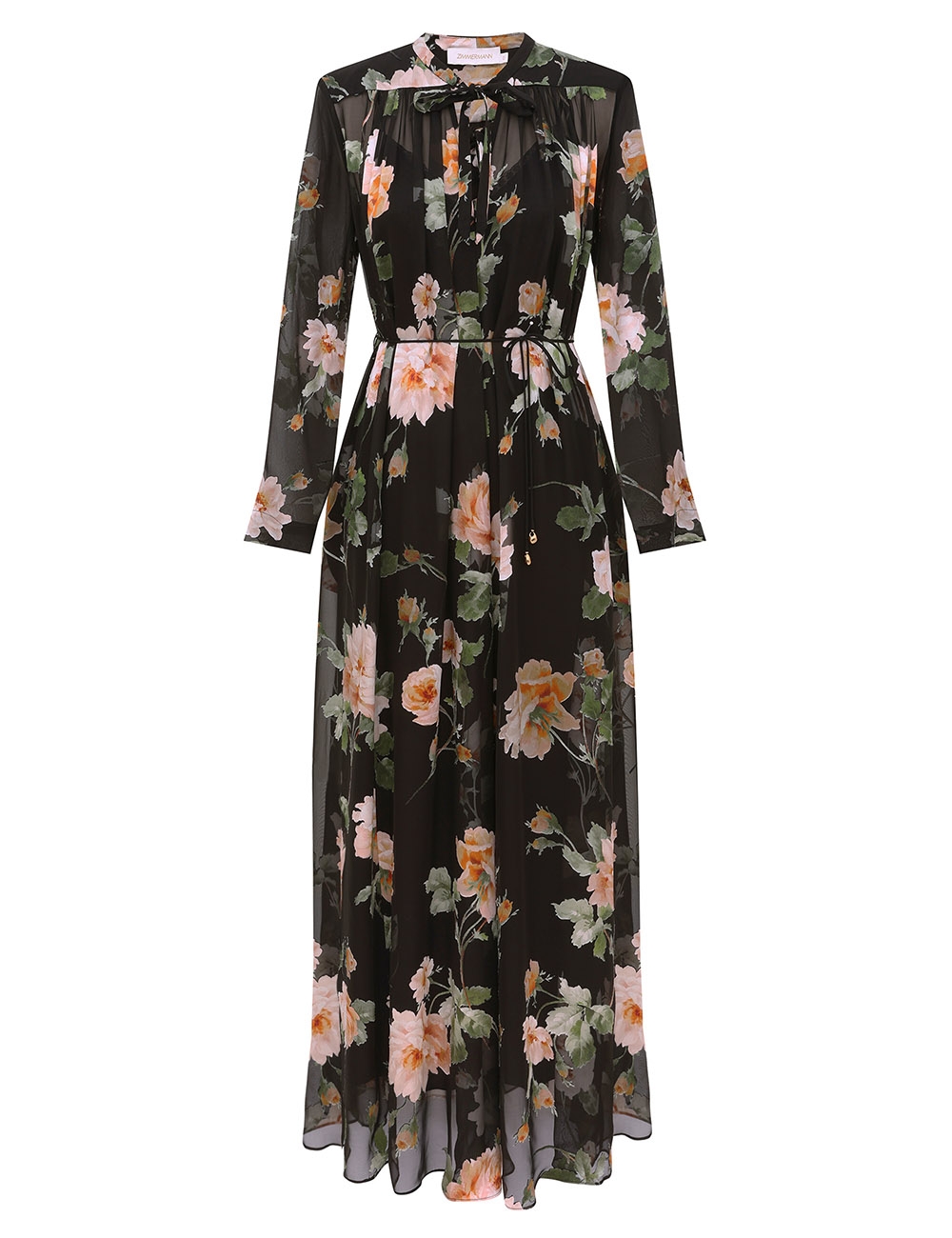 Zimmermann Luna Burnout Sheath Dress