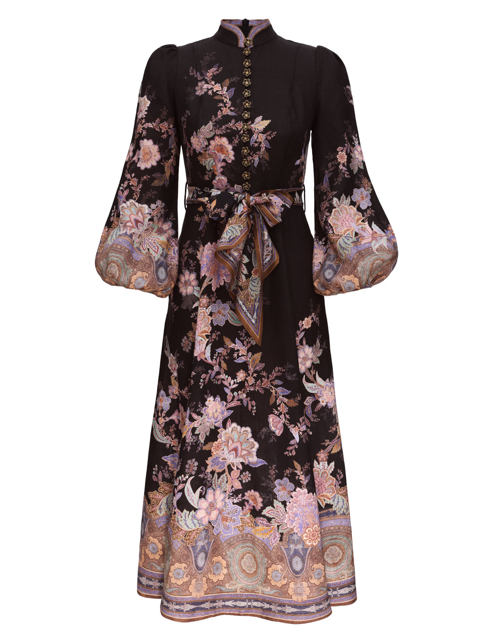 Zimmermann Luna Button Midi Dress