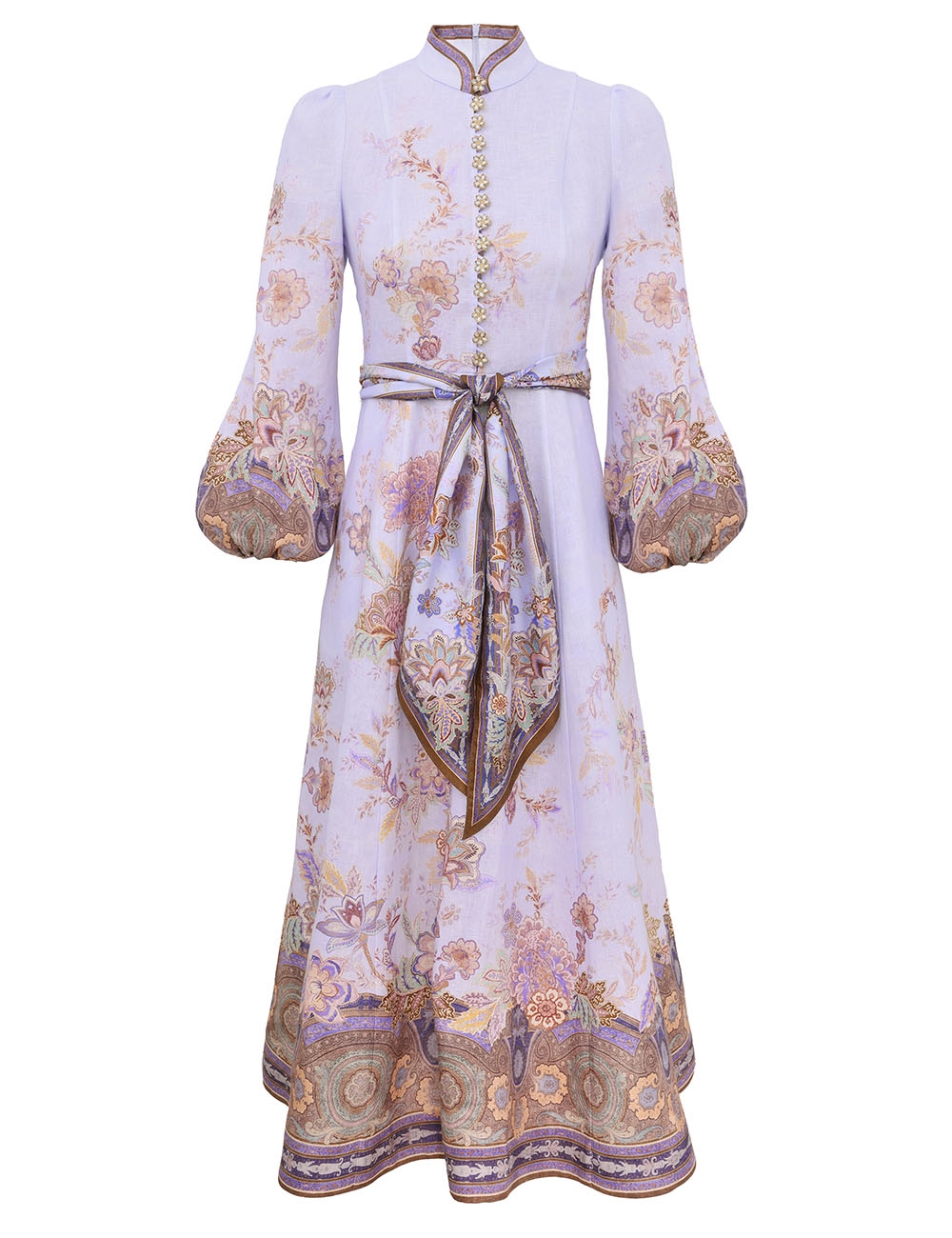 Zimmermann Luna Button Midi Dress