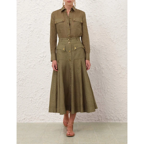 Elevate your elegance in this Zimmermann Skirts available now at Coveti