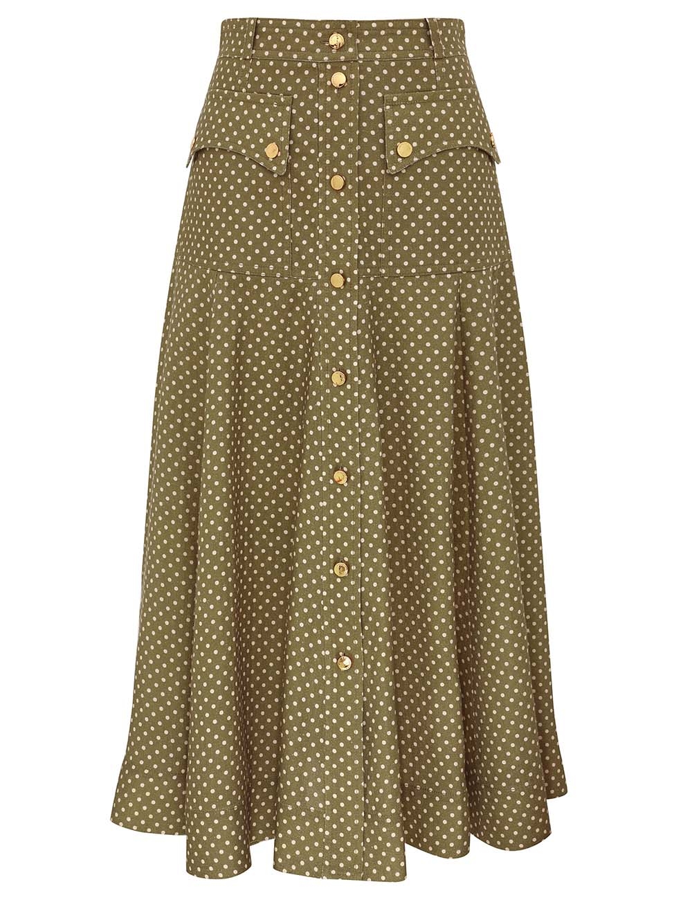 Elevate your elegance in this Zimmermann Skirts available now at Coveti