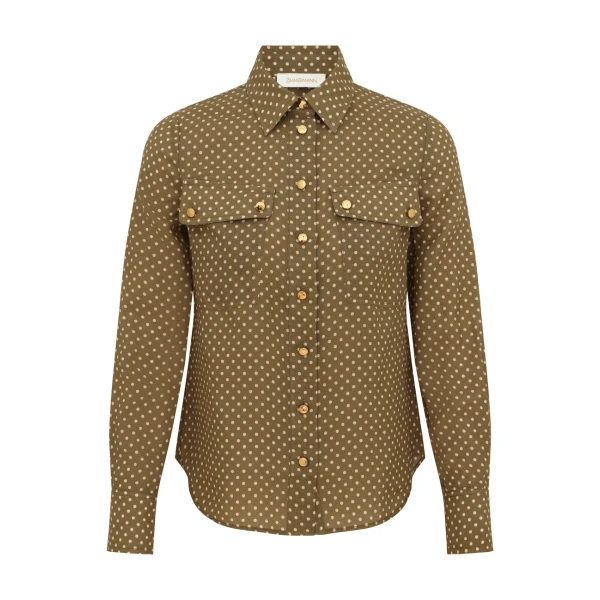 Elevate your elegance in this Zimmermann Tops available now at Coveti