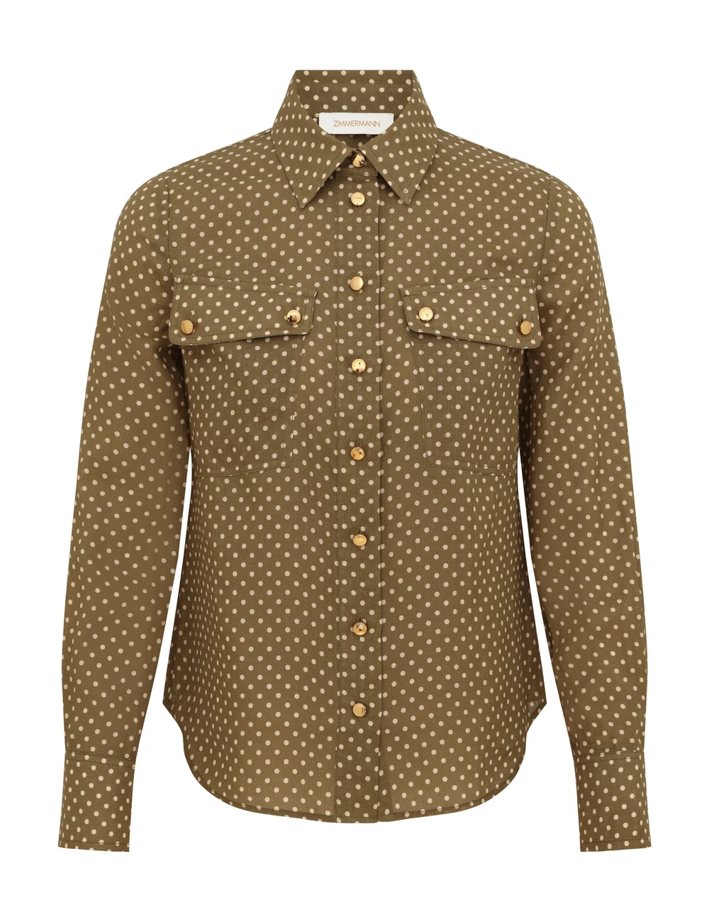 Zimmermann Luna Cargo Shirt | Ready to Wear Collection Coveti Elevate your elegance in this Zimmermann Tops available now at Coveti