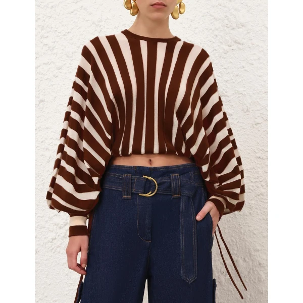 Elevate your elegance in this Zimmermann Knitwear available now at Coveti