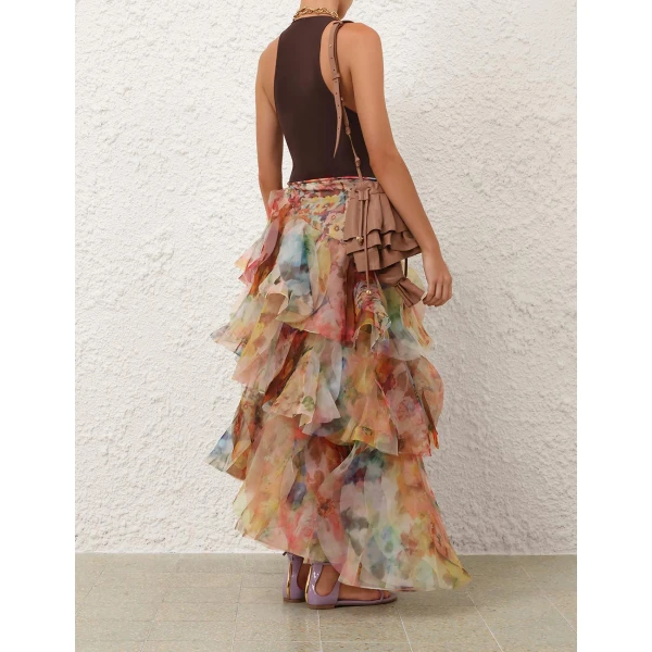 Elevate your elegance in this Zimmermann Skirts available now at Coveti