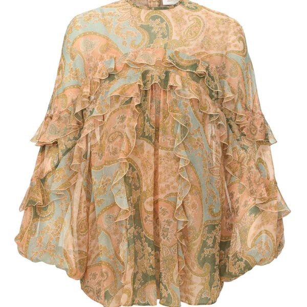 Elevate your elegance in this Zimmermann Tops available now at Coveti