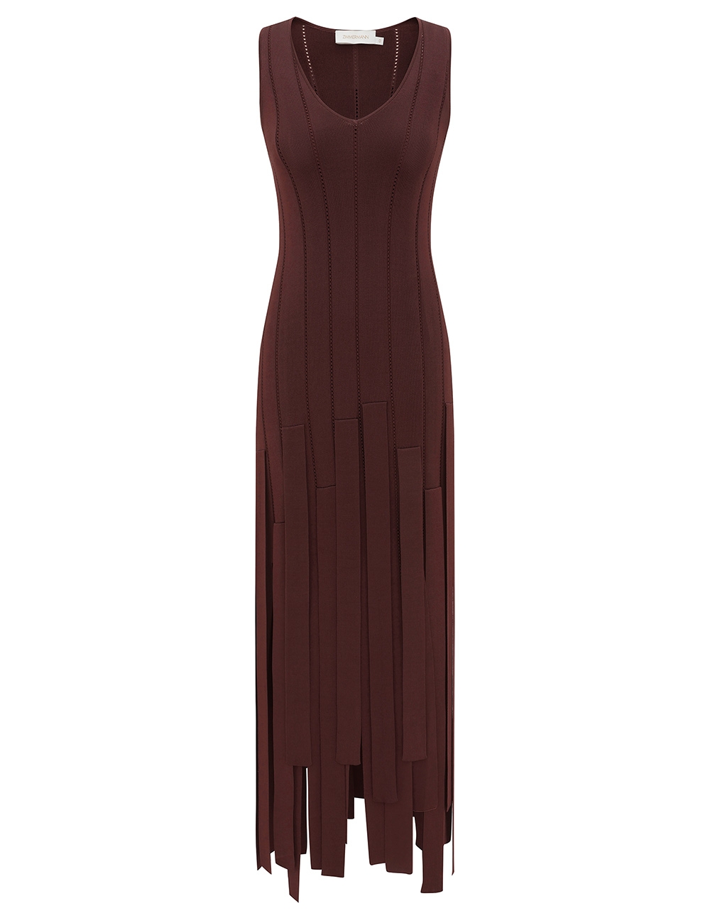 Zimmermann Luna Fringe Midi Dress