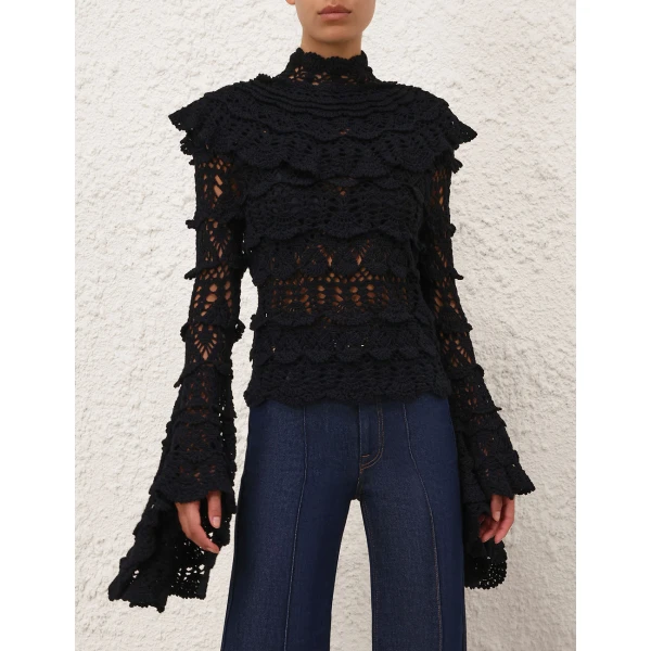 Elevate your elegance in this Zimmermann Knitwear available now at Coveti