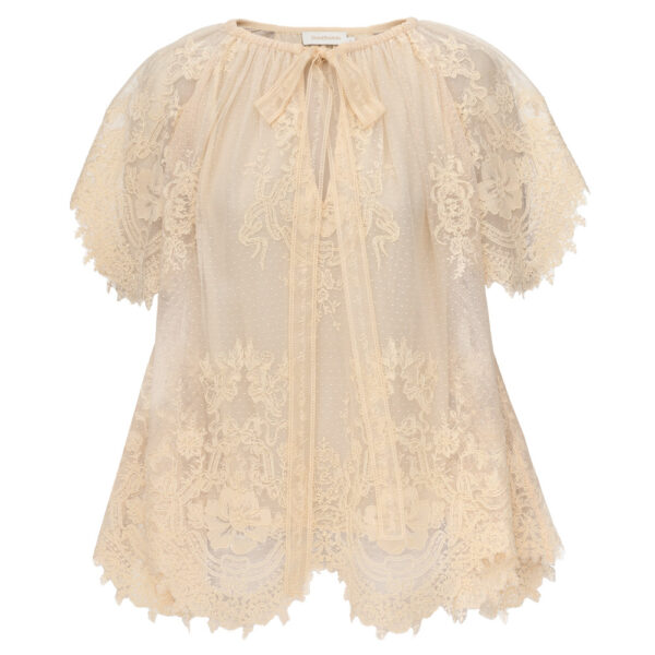 Elevate your elegance in this Zimmermann Tops available now at Coveti