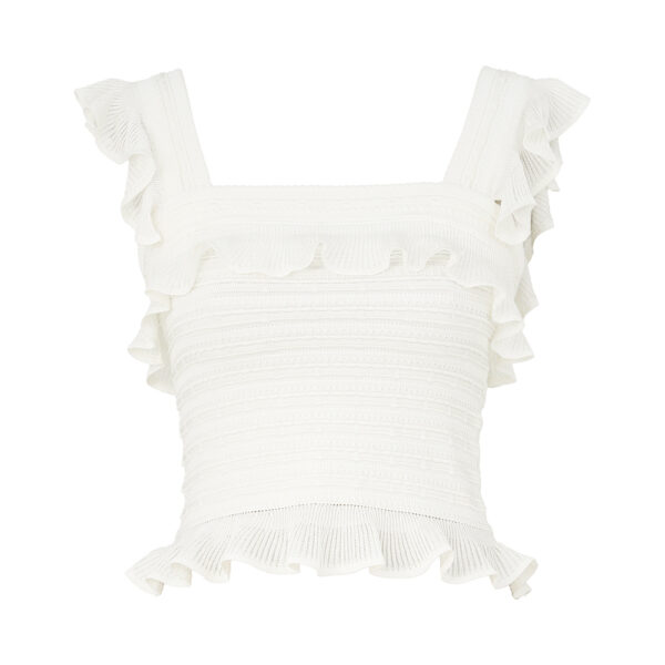Elevate your elegance in this Zimmermann Tops available now at Coveti