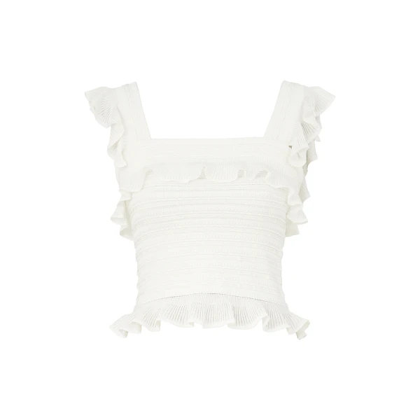 Elevate your elegance in this Zimmermann Tops available now at Coveti