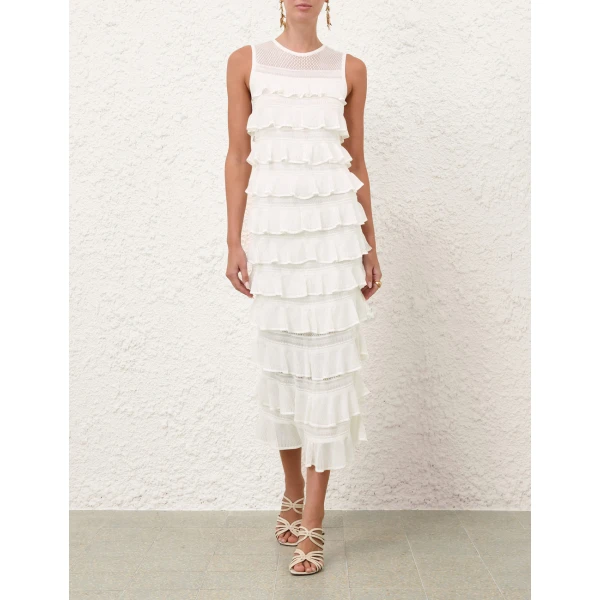 Elevate your elegance in this Zimmermann Dresses available now at Coveti