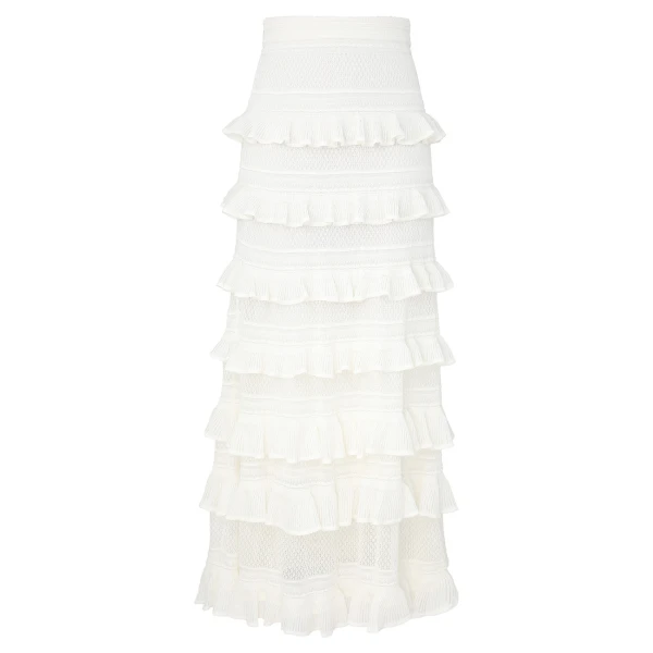 Elevate your elegance in this Zimmermann Skirts available now at Coveti