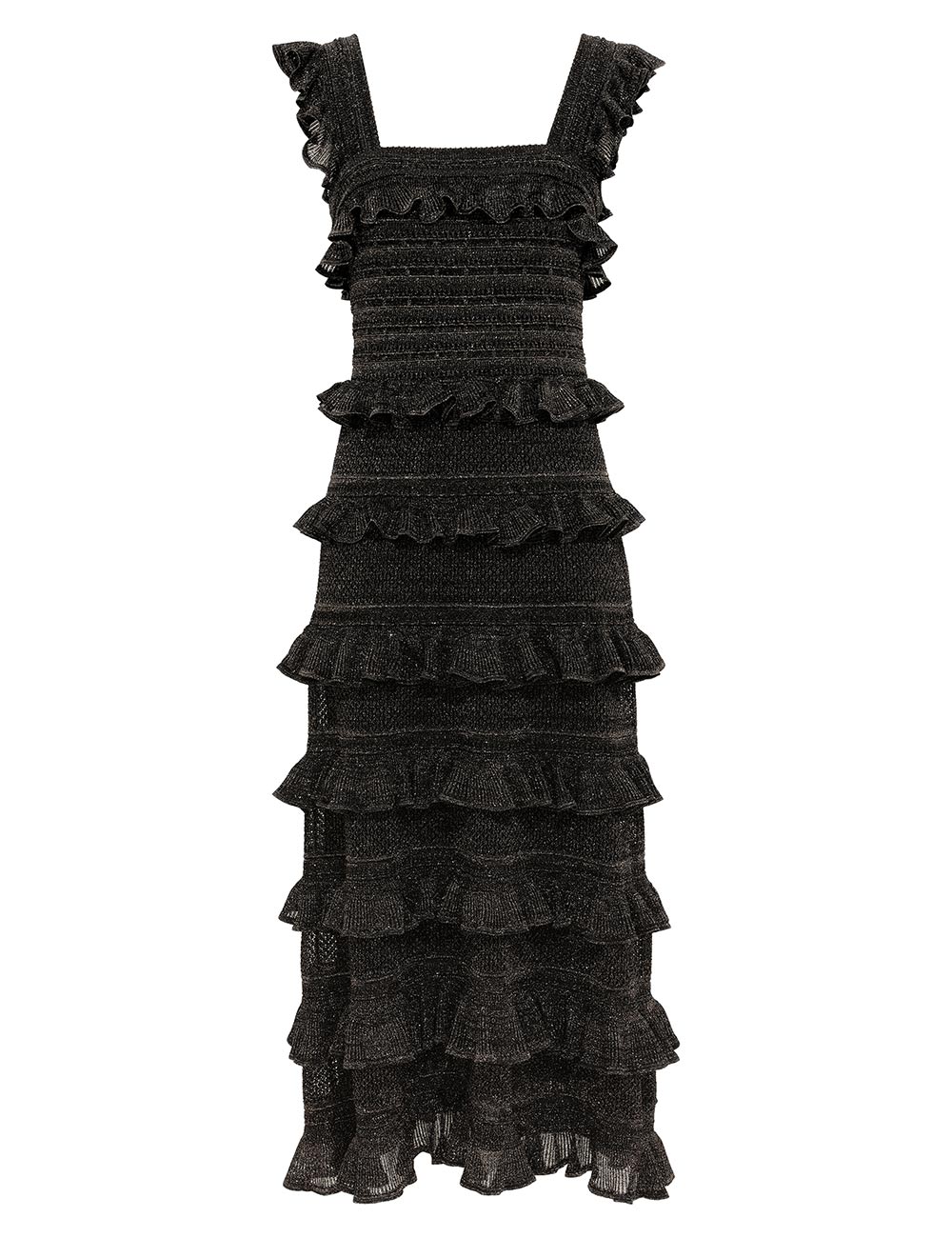 Zimmermann Luna Lace Frill Tank Dress