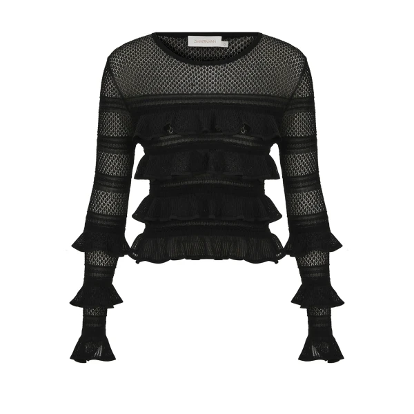 Elevate your elegance in this Zimmermann Tops available now at Coveti