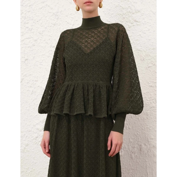 Elevate your elegance in this Zimmermann Knitwear available now at Coveti