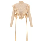 Elevate your elegance in this Zimmermann Tops available now at Coveti