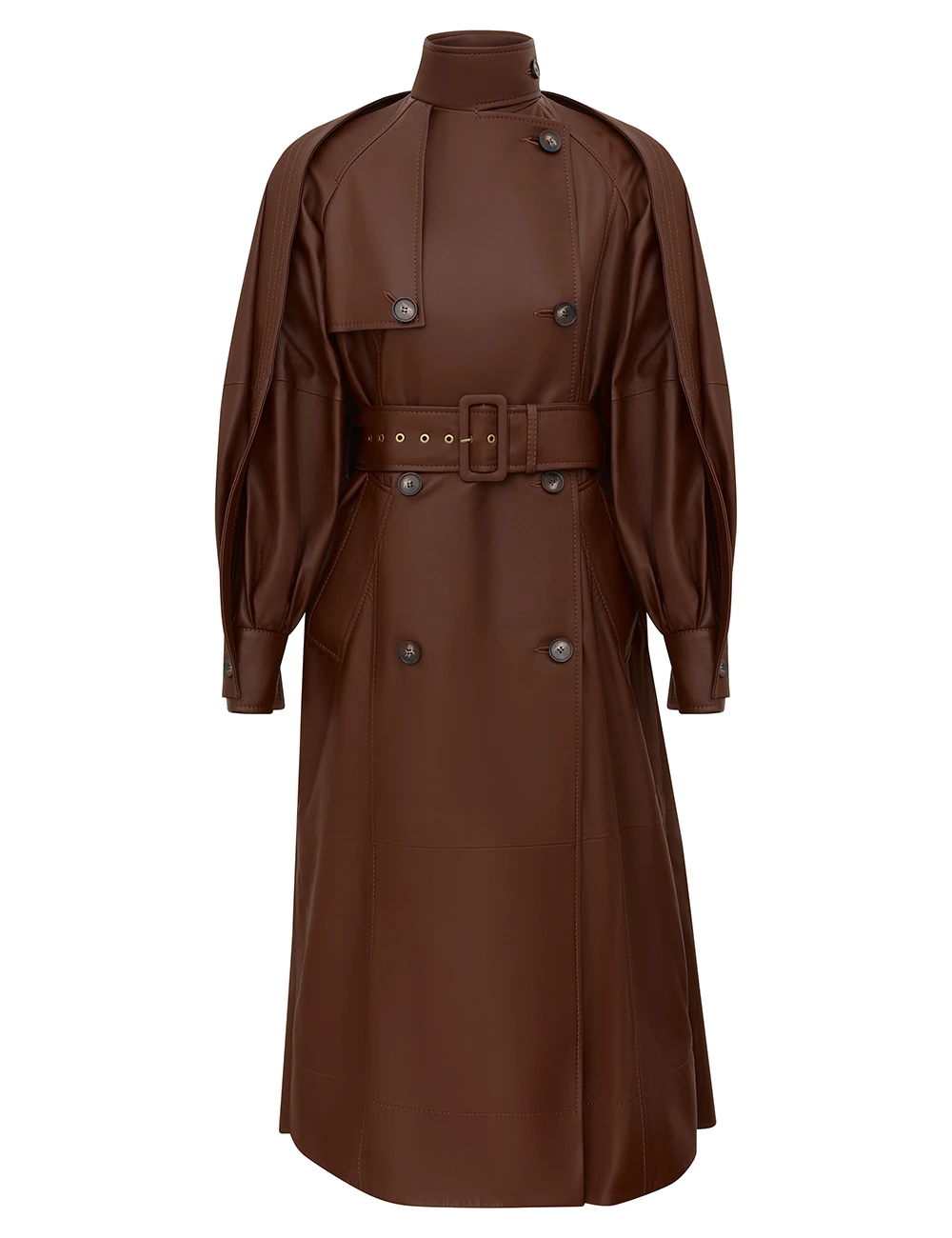 Zimmermann Luna Leather Trench Coat | Ready to Wear Collection Coveti Elevate your elegance in this Zimmermann Coats available now at Coveti