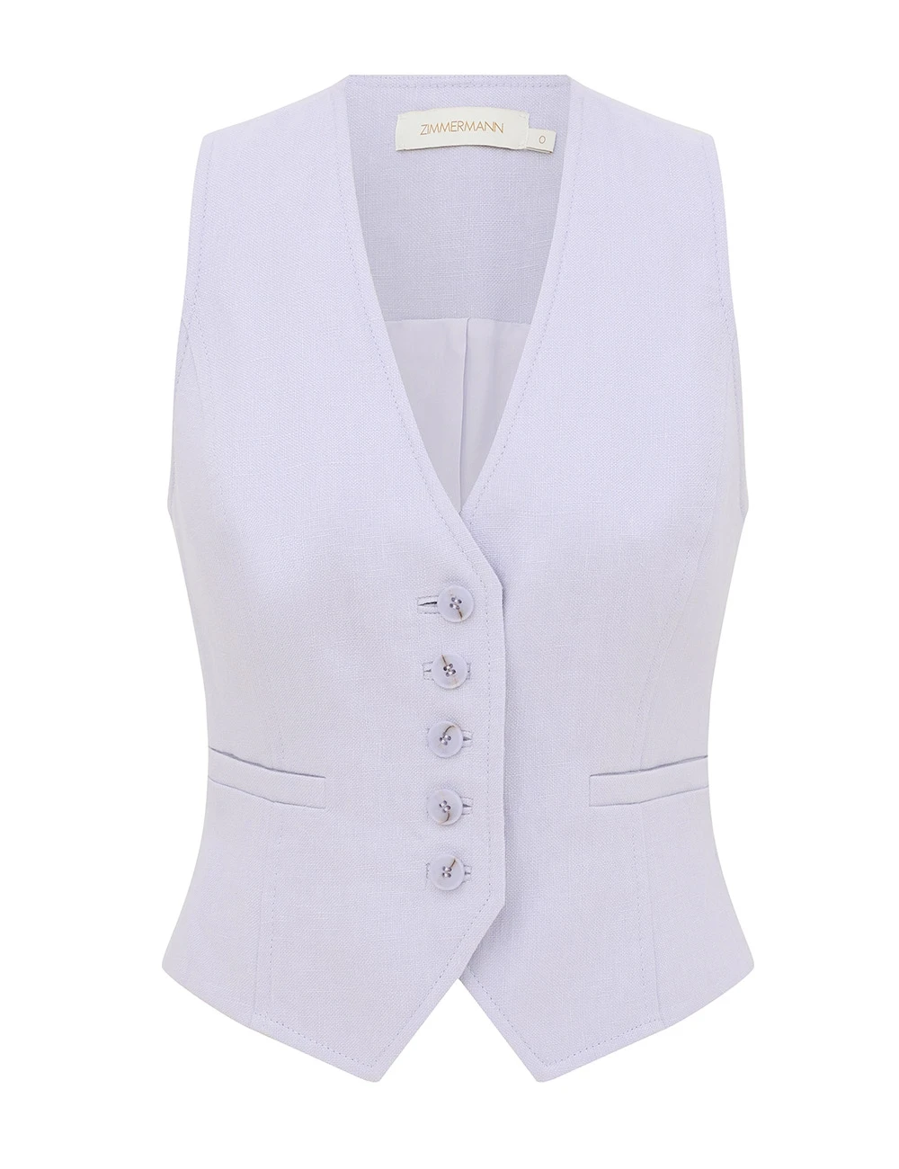 Zimmermann Luna Linen Waistcoat | Ready to Wear Collection Coveti Elevate your elegance in this Zimmermann Coats available now at Coveti