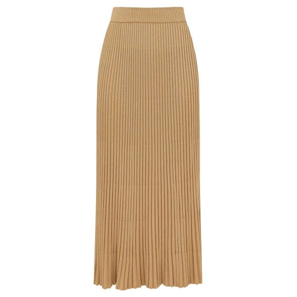 Zimmermann Luna Metallic Midi Skirt