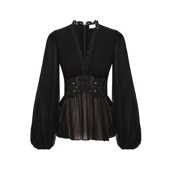 Elevate your elegance in this Zimmermann Tops available now at Coveti