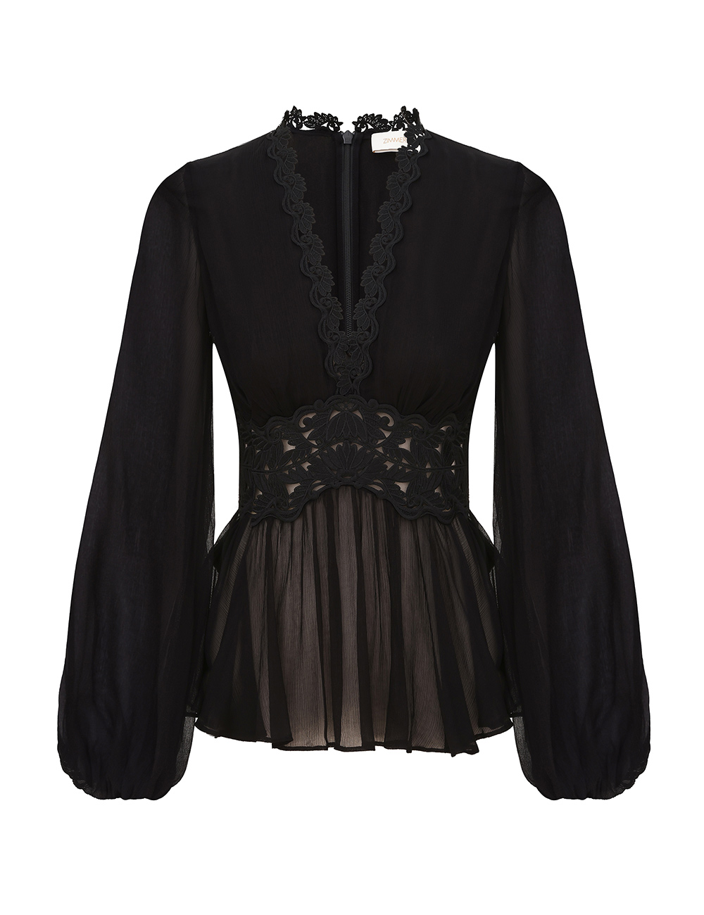 Zimmermann Luna Peplum Blouse