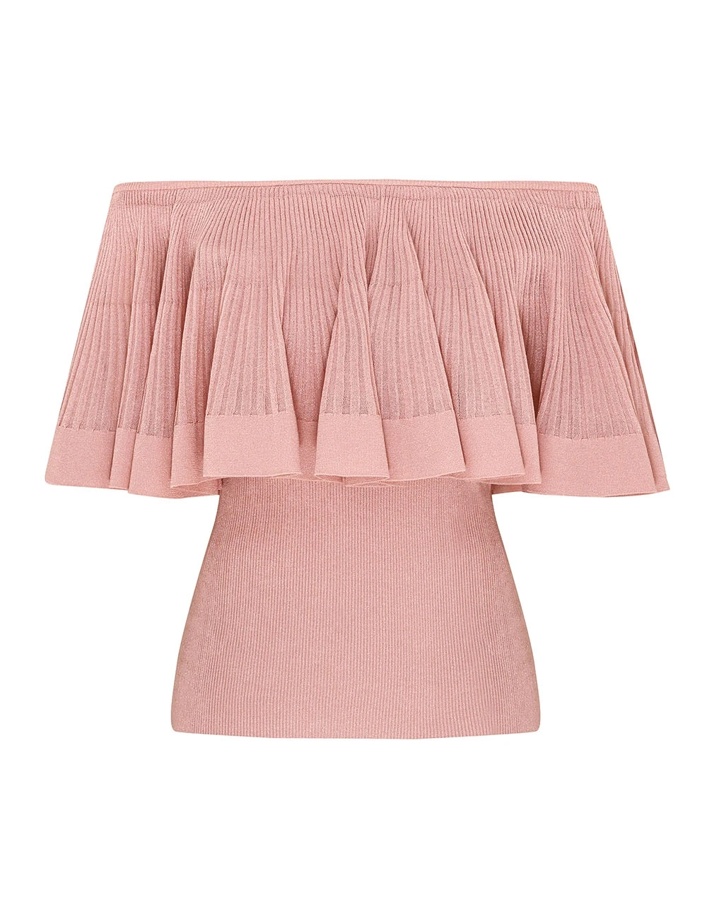 Zimmermann Luna Pleated Frill Top | Ready to Wear Collection Coveti Elevate your elegance in this Zimmermann Tops available now at Coveti