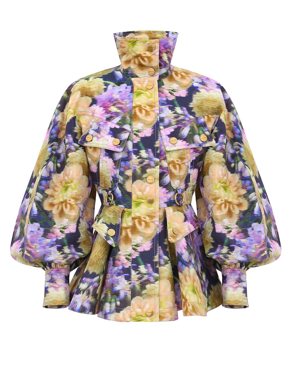 Zimmermann Luna Printed Drill Jacket