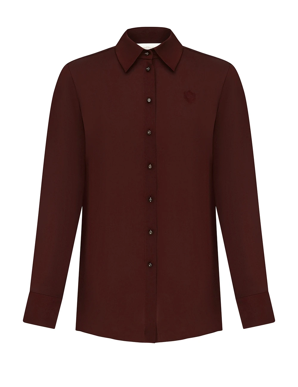 Zimmermann Luna Satin Shirt | Ready to Wear Collection Coveti Elevate your elegance in this Zimmermann Tops available now at Coveti
