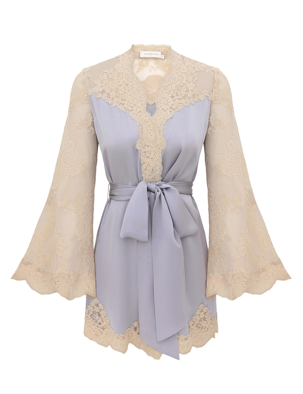 Zimmermann Luna Satin Wrap Top