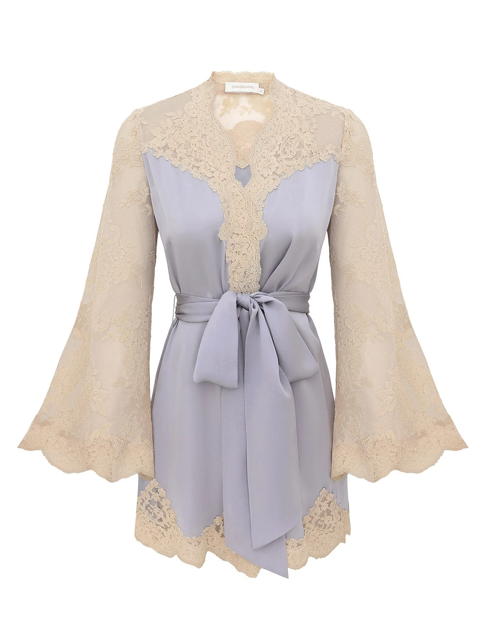 Zimmermann Luna Satin Wrap Top | Ready to Wear Collection Coveti Elevate your elegance in this Zimmermann Tops available now at Coveti